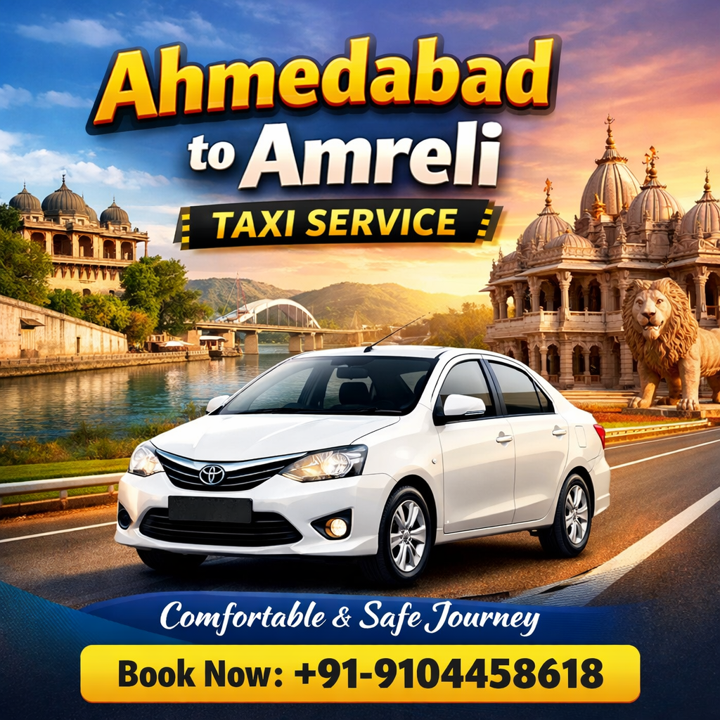 Ahmedabad to Amreli Taxi Service