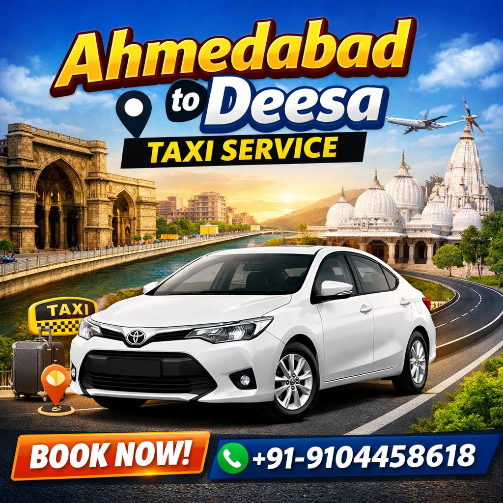 Ahmedabad to Deesa Taxi Service