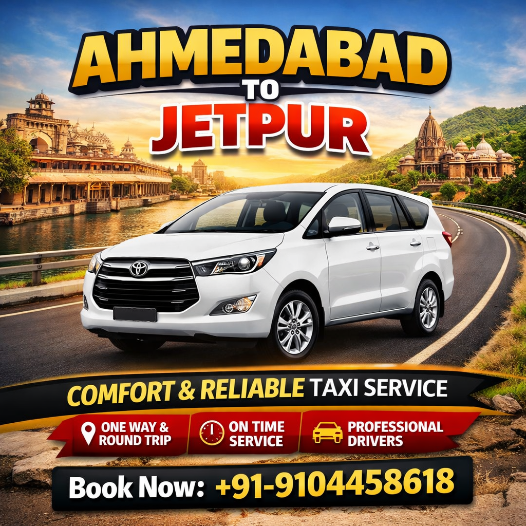 Ahmedabad to Jetpur Taxi Service