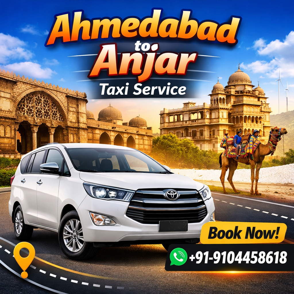 Ahmedabad to Anjar Taxi Service