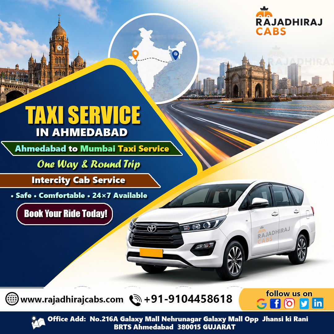 Best Taxi Service Ahmedabad for  Cab & taxi  Booking